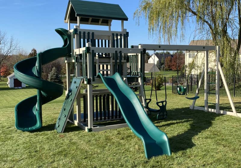 Timberline Backyard | Vinyl Swing Sets | Indiana and Ohio