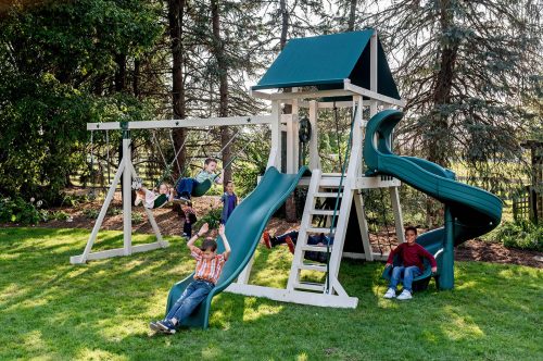 Timberline Backyard | Vinyl Swing Sets | Indiana and Ohio